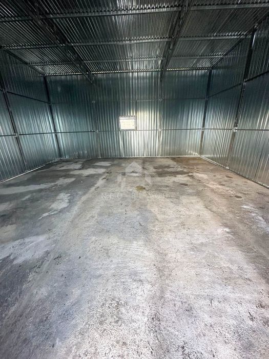 Garaż Blaszany Hala 7X8M Brama Dwuskrzydłowa Ocynk Dach Spad  Nb374