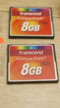 Карта пам'яті  Transcend compact Flash на 8 гб