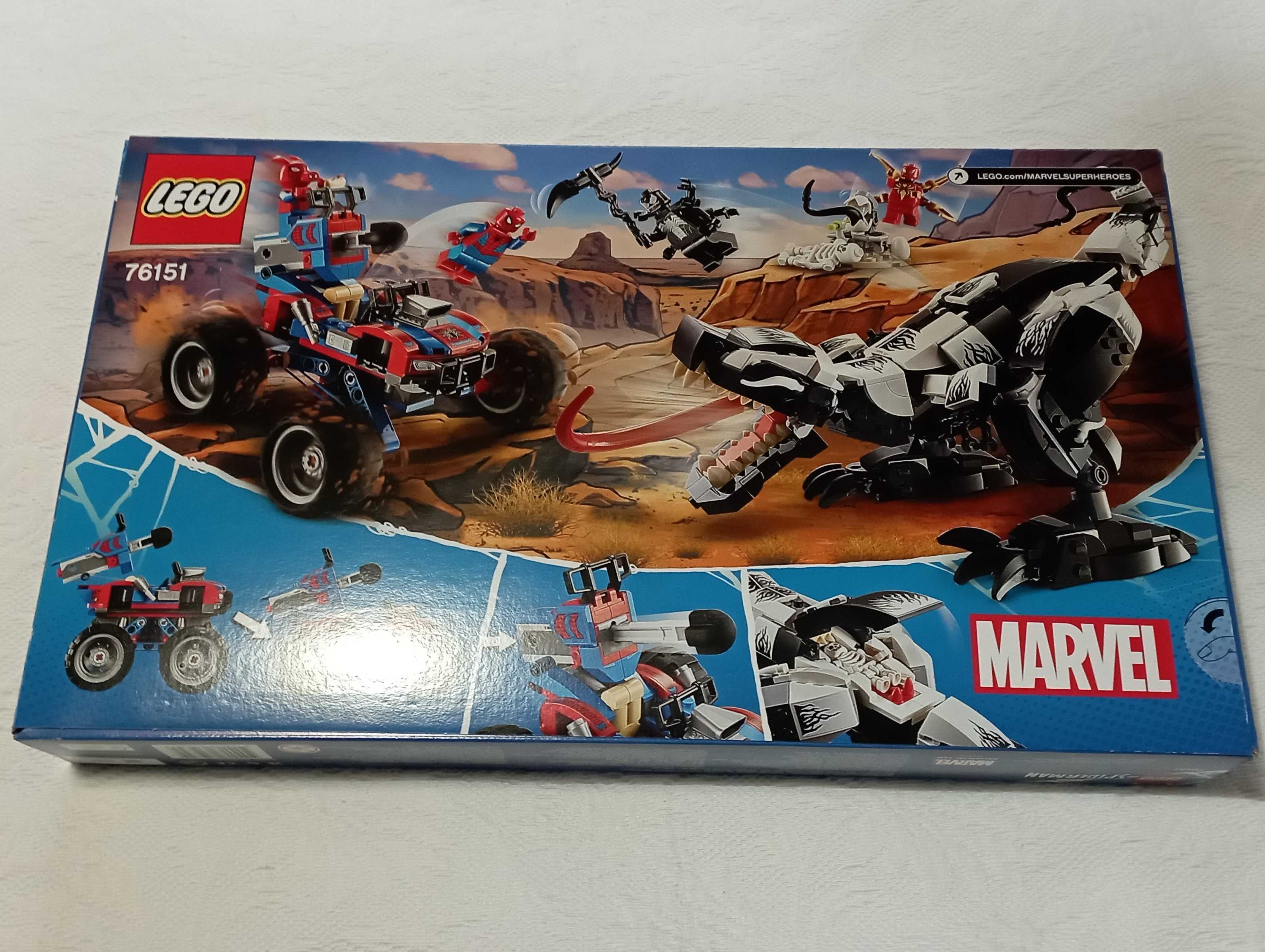 lego marvel spider-man 76151 venomosaurus ambush selado