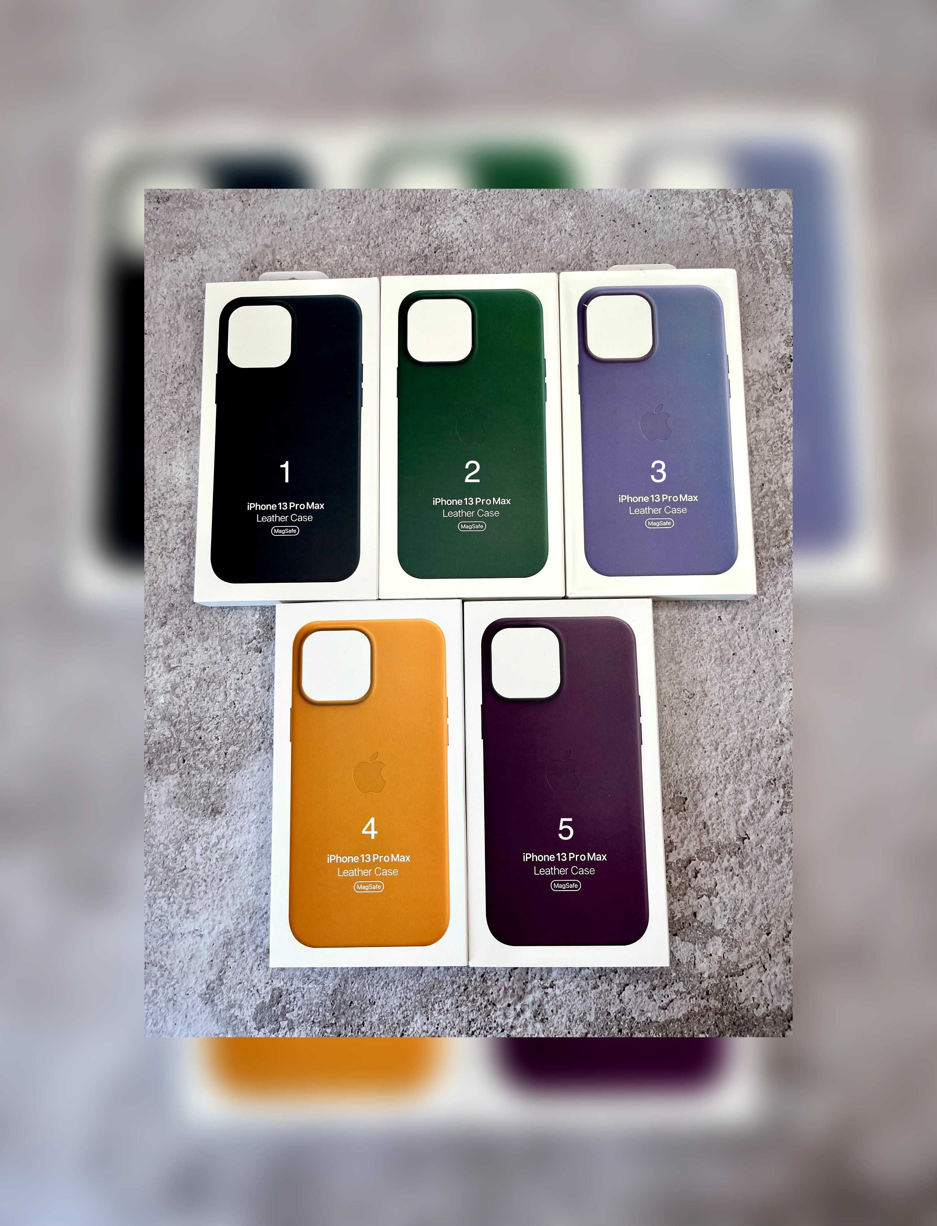 Чохол Leather Case MagSafe + Animation iPhone 13 13 Pro Max чехол