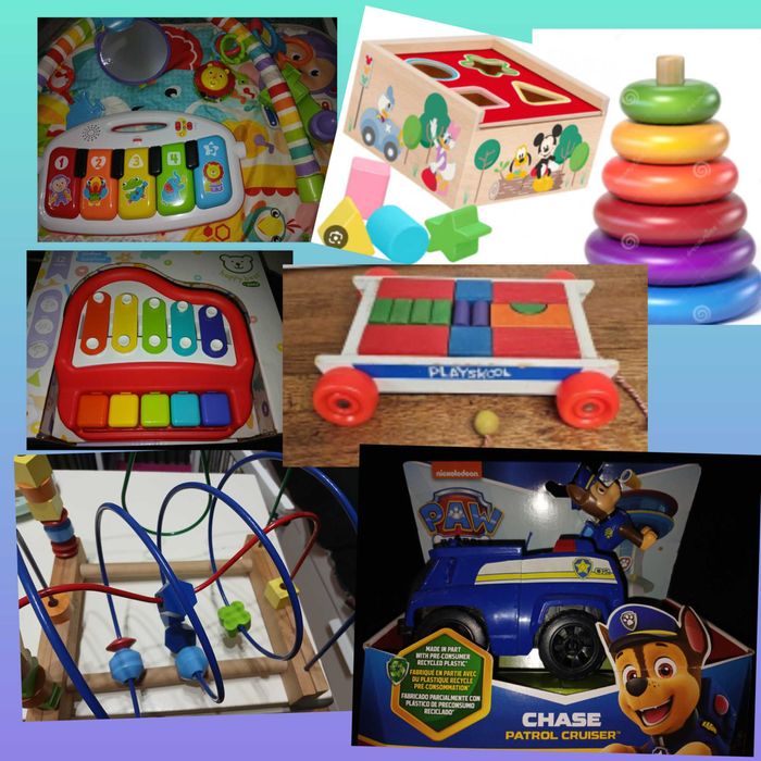 Ginásio bebé, fecho prático, oferta brinquedos,Ralador usado legumes,