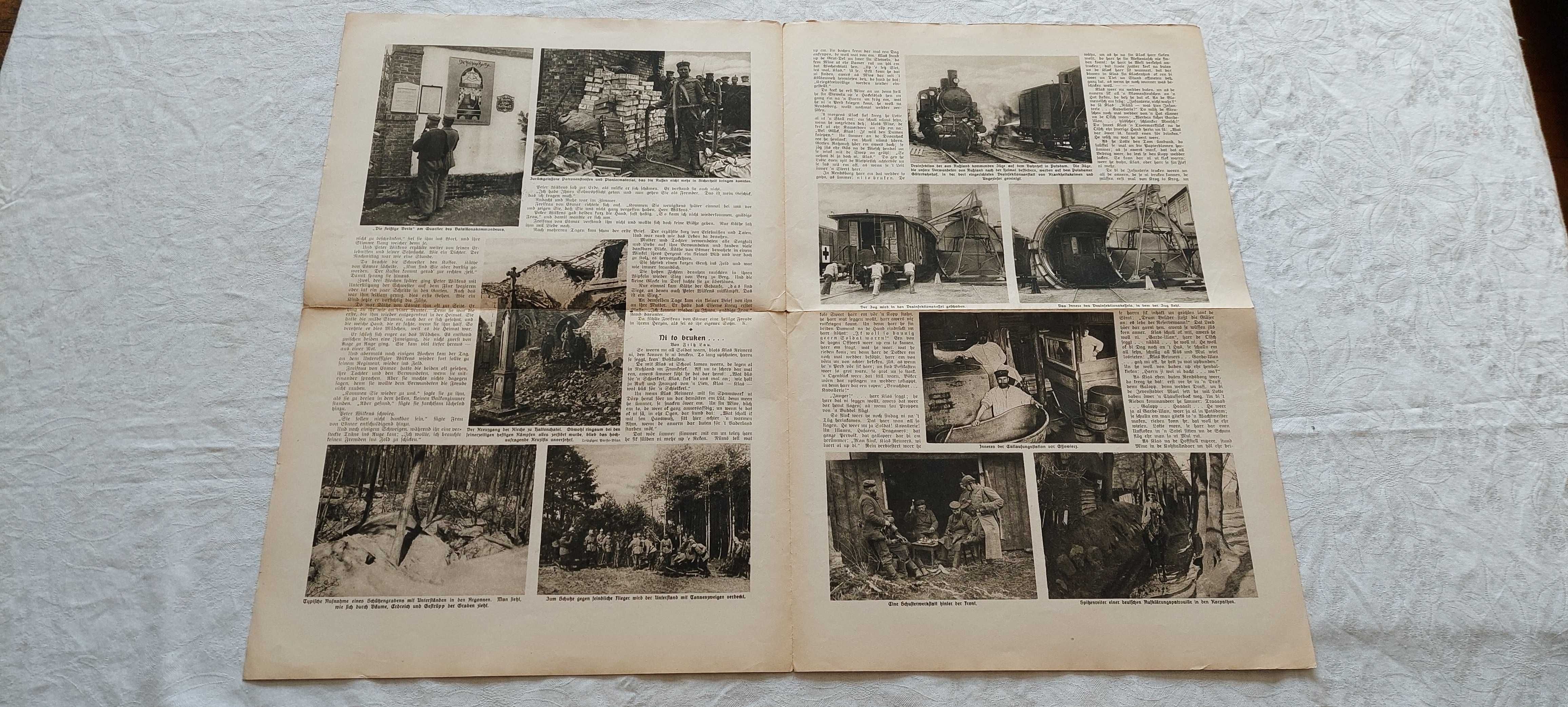 Kriegsbilder (nr 15,18) 1915-pruska gazeta wojenna