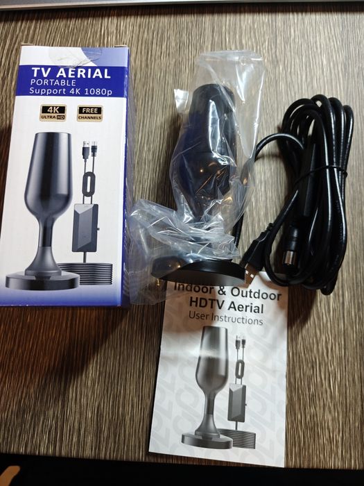 Antena DVBT2 ze wzmacniaczem HDTV 4K 1080P O501