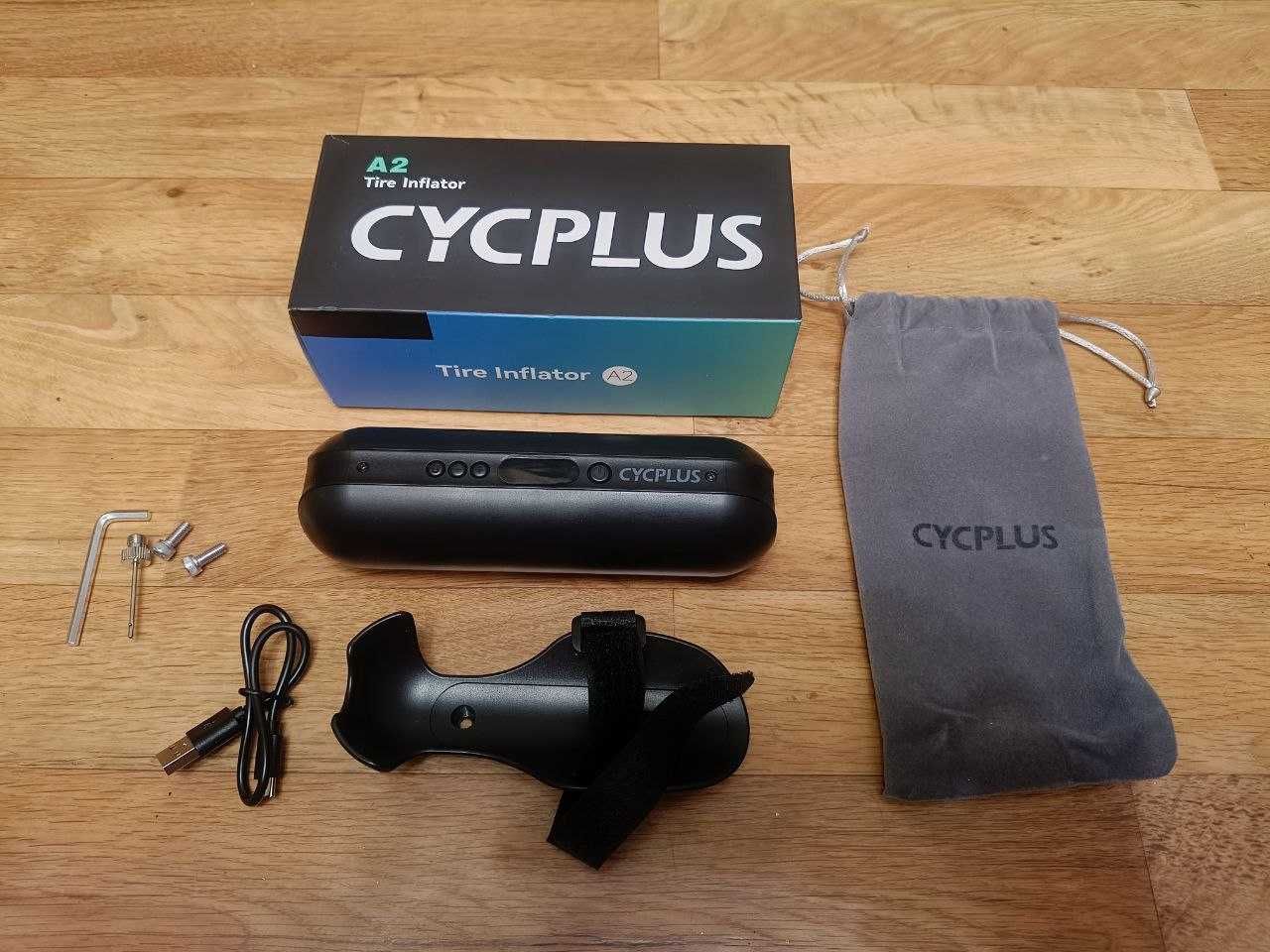 Портативный компрессор, аккумуляторный вело насос CYCPLUS A2 powerbank