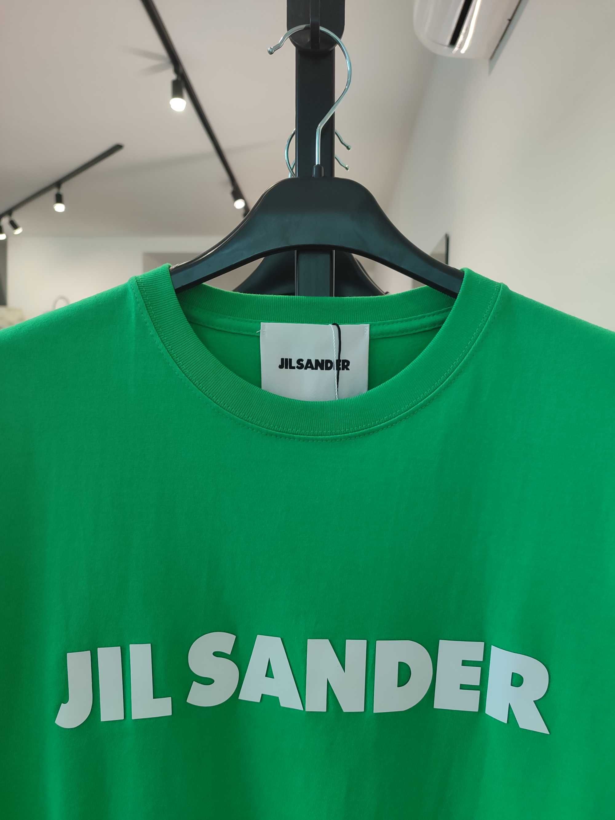 Футболка Jil Sander Logo T-Shirt Green