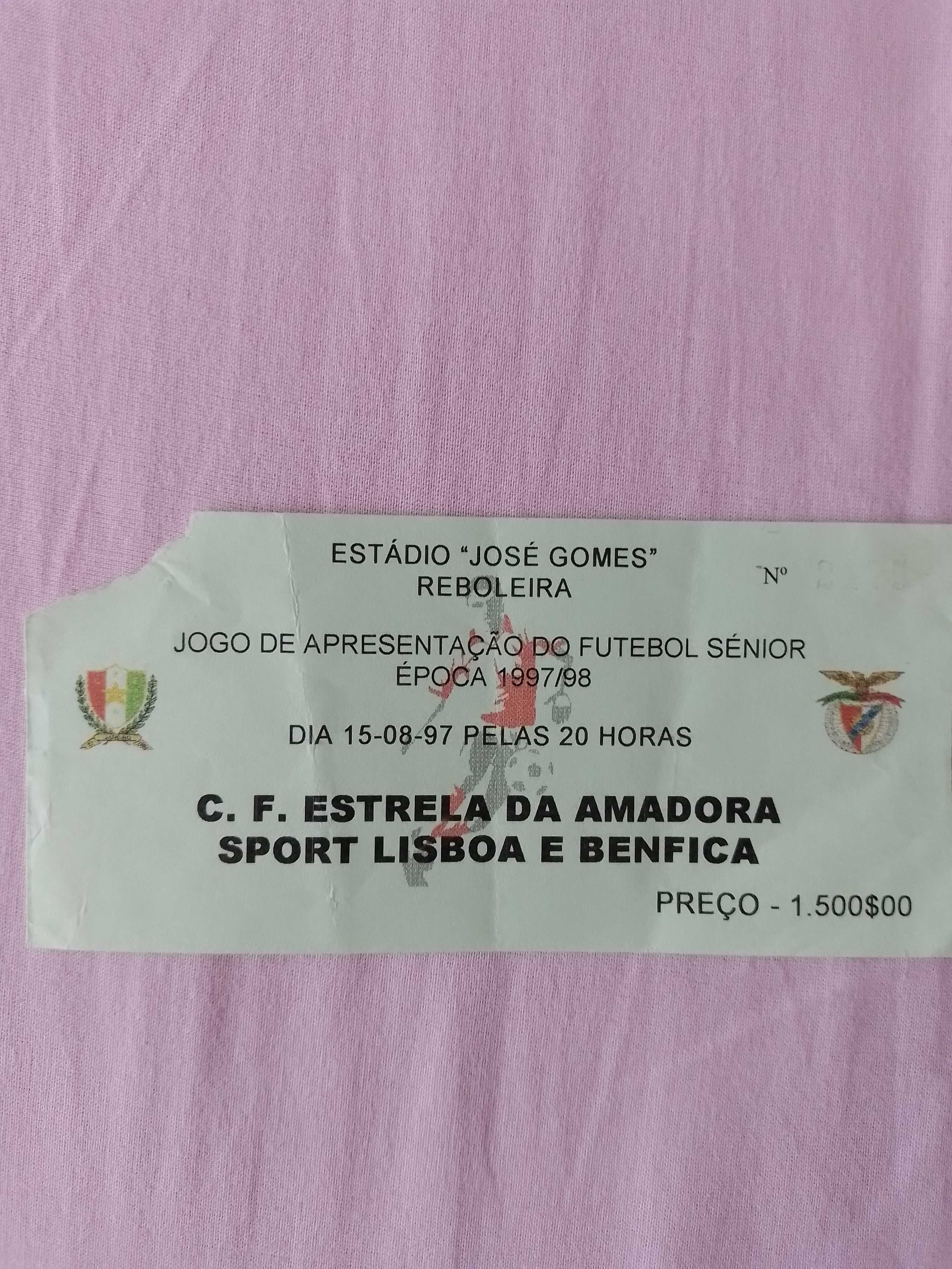 Bilhete época 1997/98