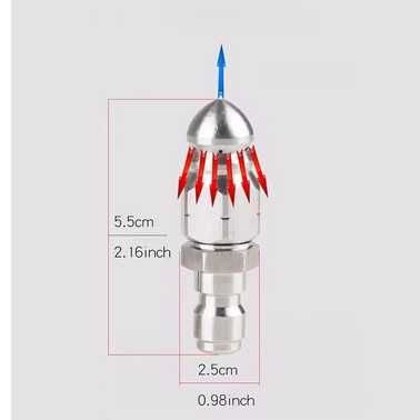 Dysza do czyszczenia rur.