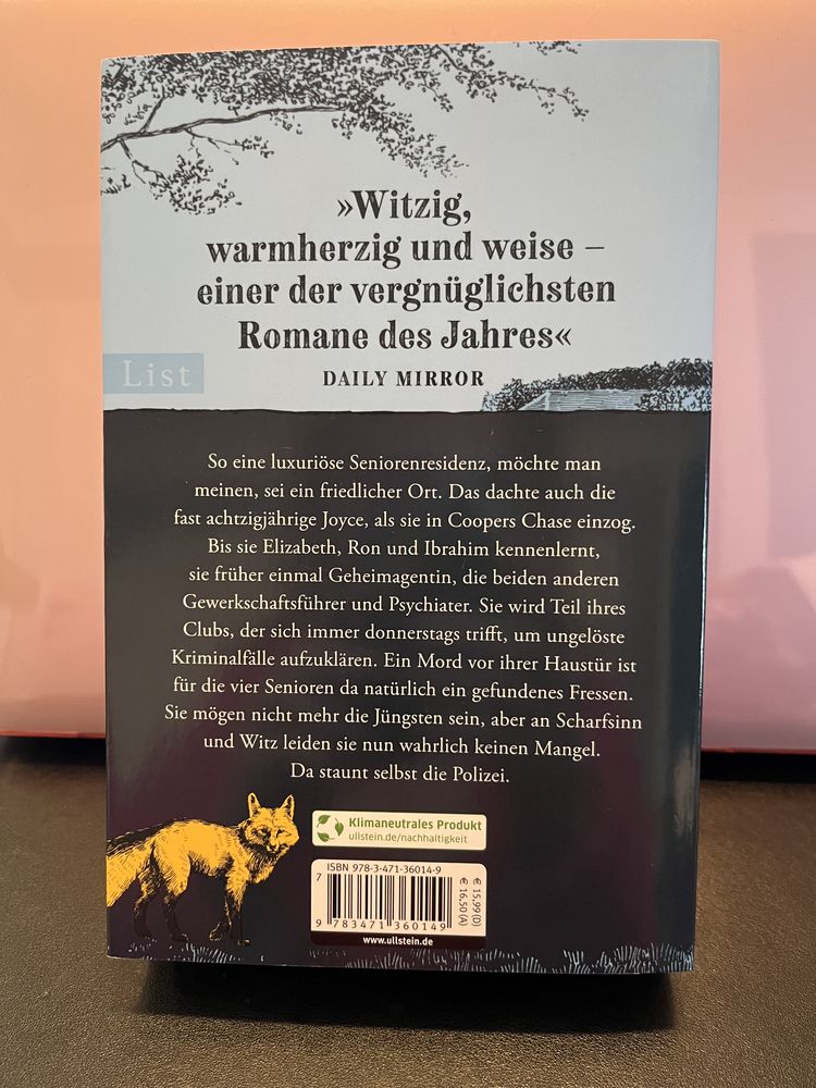 Książka niemieckojęzyczna "Der Donnerstagsmordclub" Richard Osman