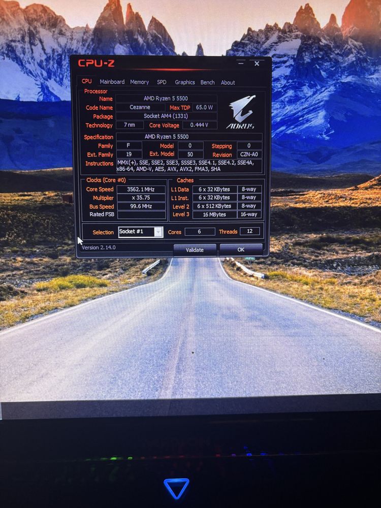 Процессор ryzen 5 5500 в робочому стані am4