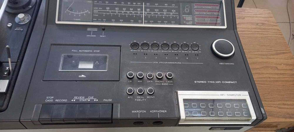 Aparelhagem  ITT Stereo 7700 Hifi Compact Vintage