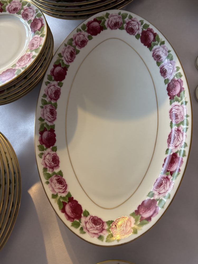 Royal Limoges zestaw obiadowo kawowy