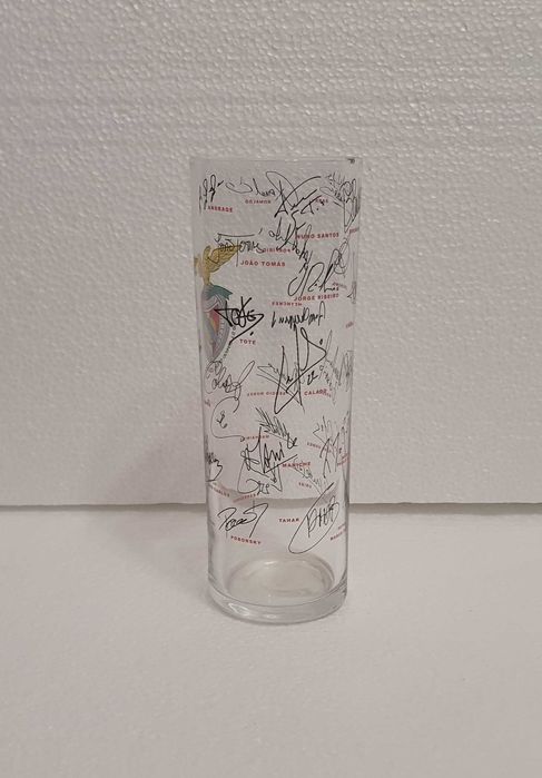 Copo do SLB Benfica Ano 2000, Oficial, Assinado pelos jogadores - Raro