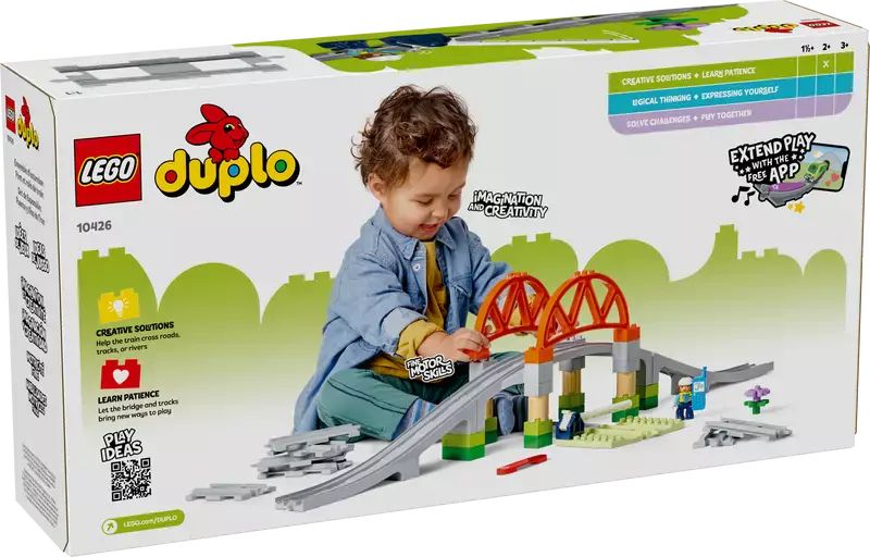 LEGO DUPLO® Most i tory kolejowe - zestaw rozszerzający 10426