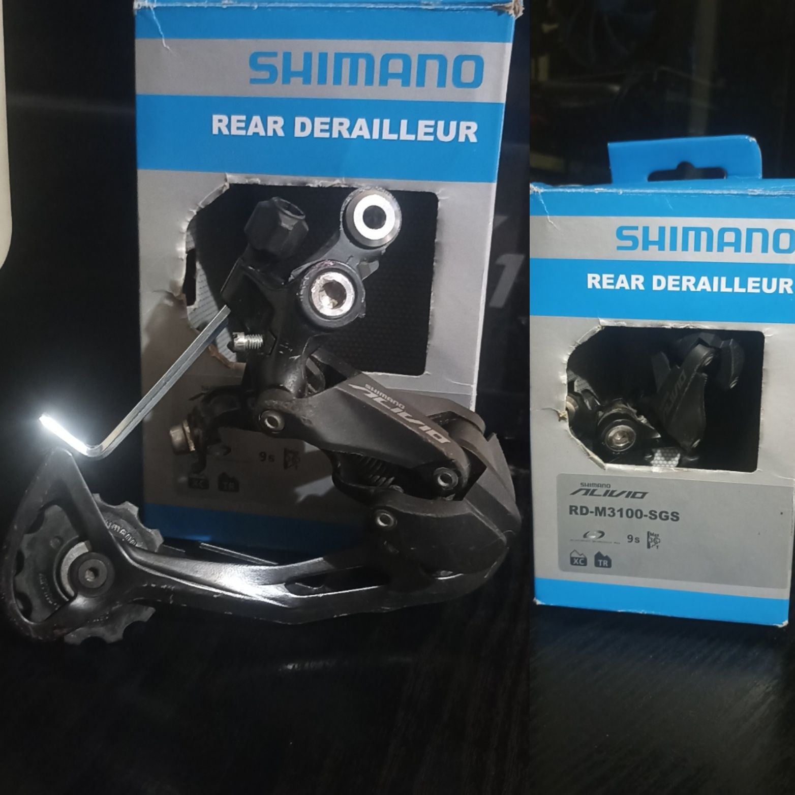 Shimano alivio, монетки deore, тормоз shimano каретка hollowtec 2