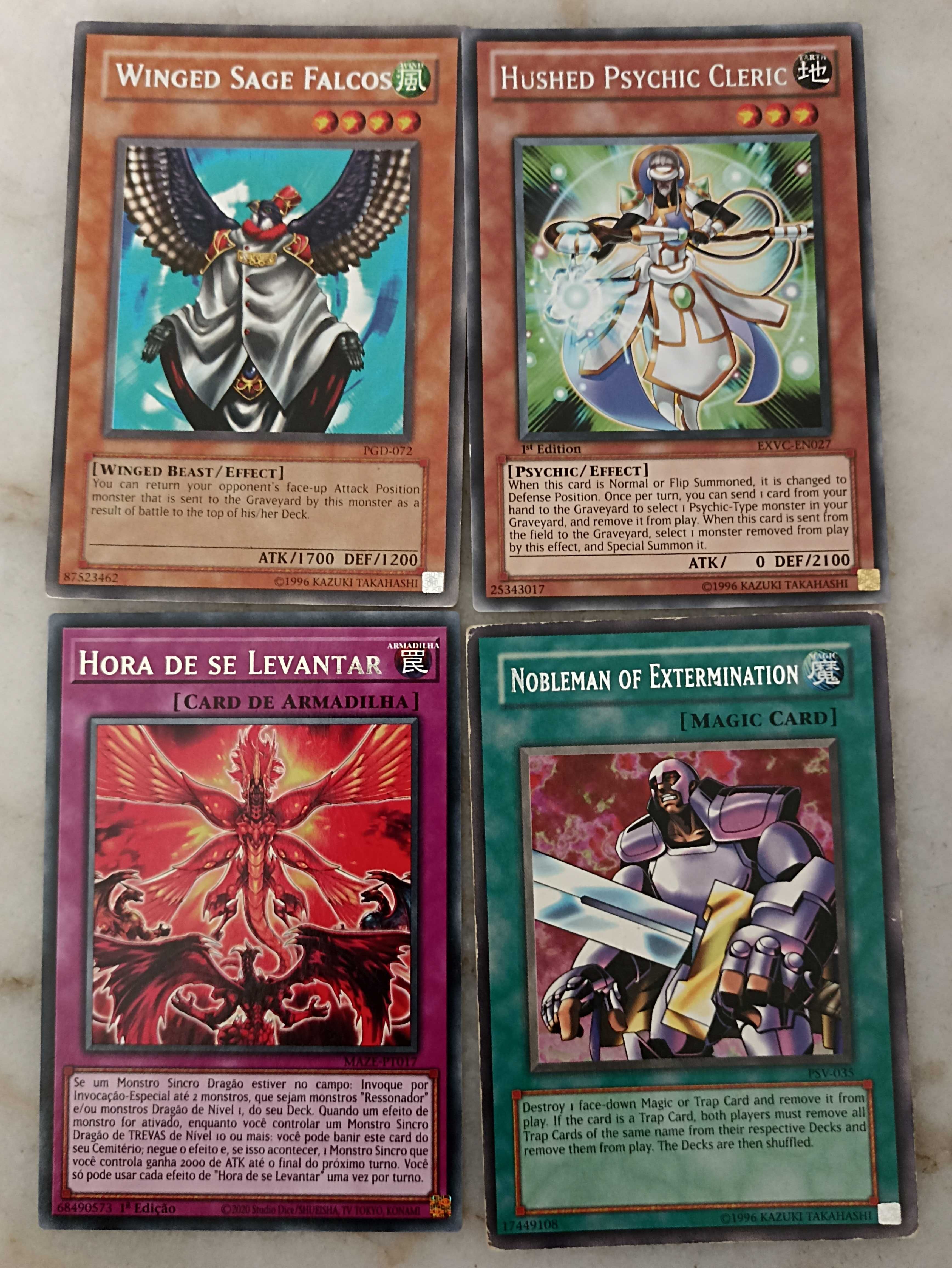 22 Cartas Yu-Gi-Oh! (Raras) Novas