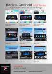 Rádios Android 1Din 2Din GPS WiFi Bluetooth Carplay Auto Android