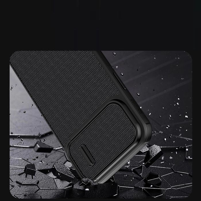 Nillkin Textured S Case etui iPhone 14 Pro Max pokrowiec czarny