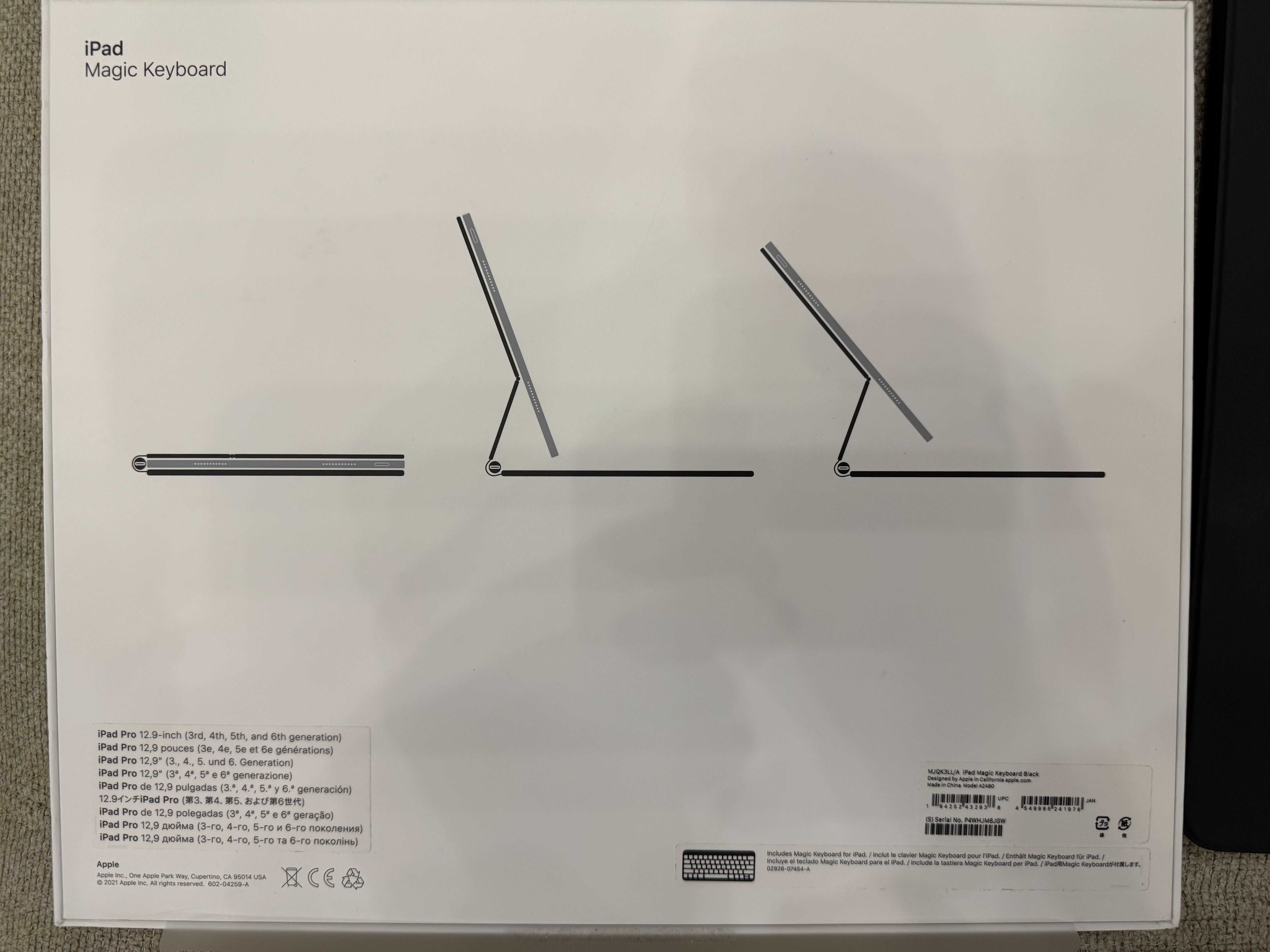 Magic Keyboard для iPad Pro 12,9 (MJQK3LL/A) - стан ідеальний!