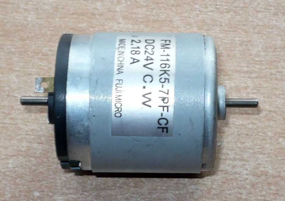 Silnik elektryczny- DC 24V/2,18A/6000 obr/min.