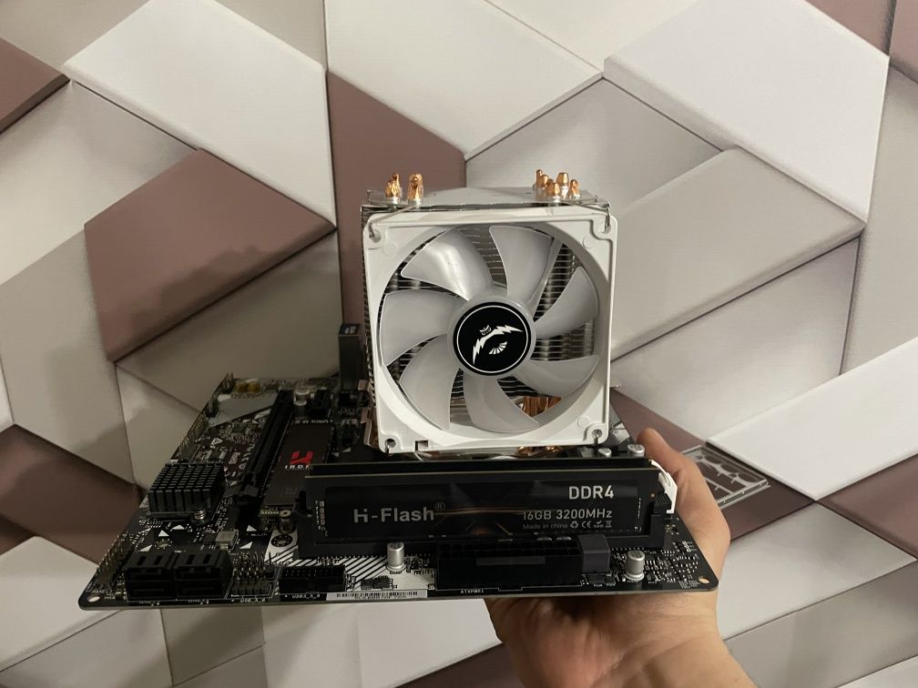 Комплект для ПК Ryzen 5 5500/B450M-HDV R4.0/32Gb
