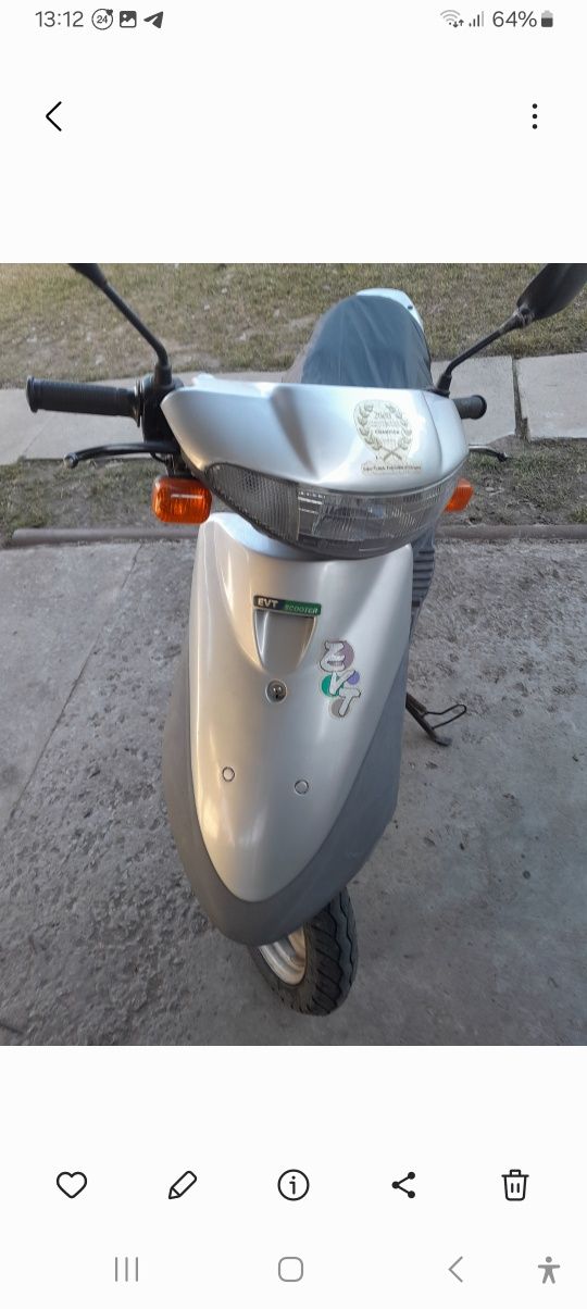 Продам електро скутер,на змінних акумах EVT 4000