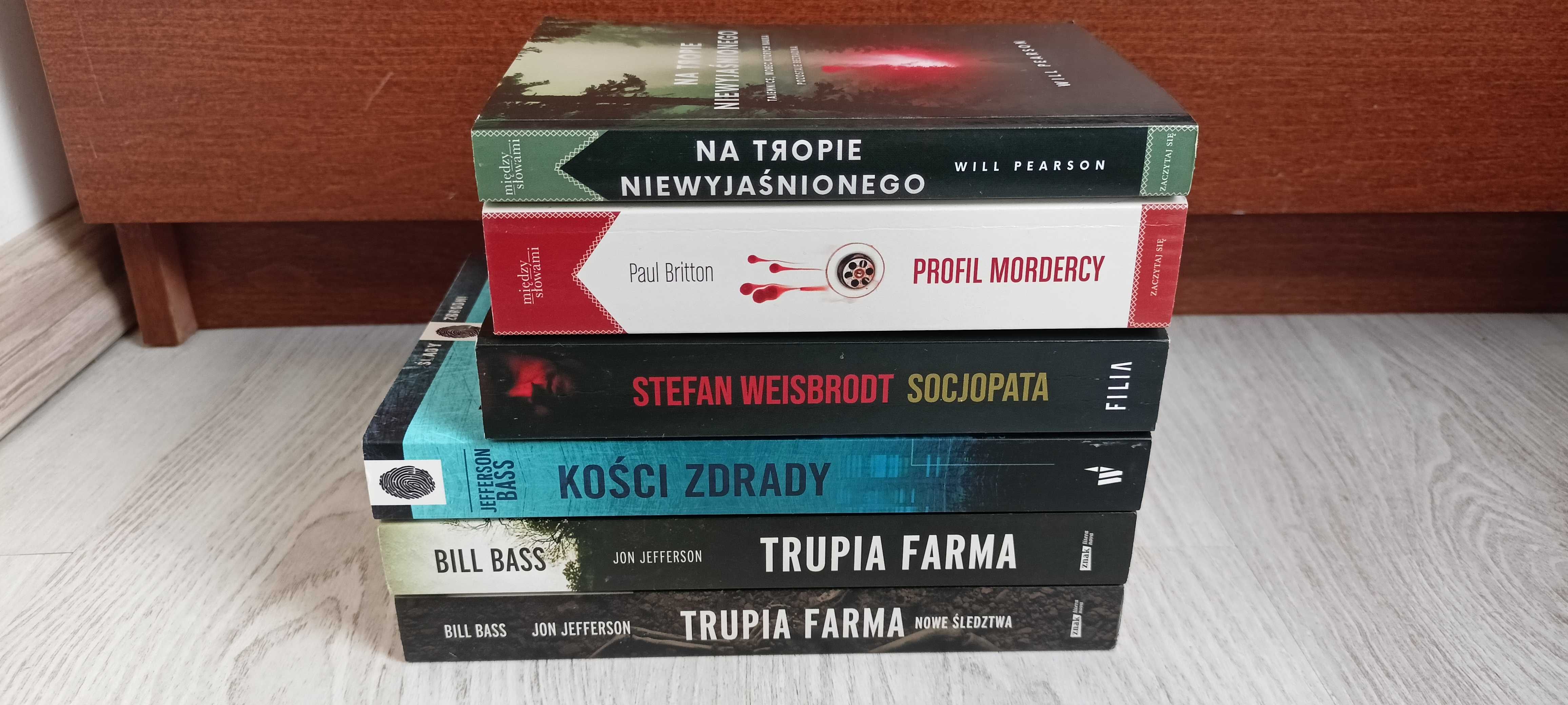 Bass Trupia farma Nowe śledztwa Kości zdrady Weisbrodt Socjopata Britt