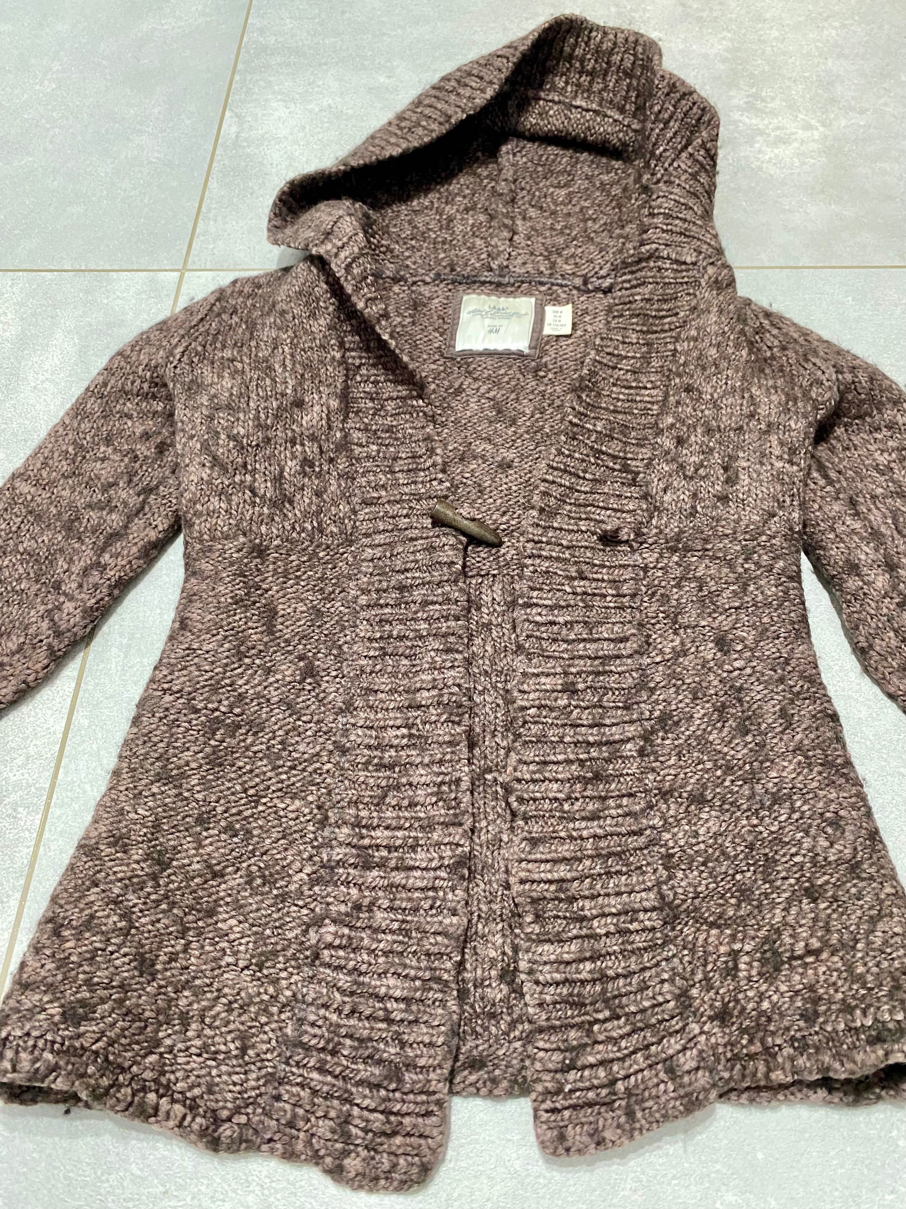 Bardzo gruby wełniany sweter H&M M 38