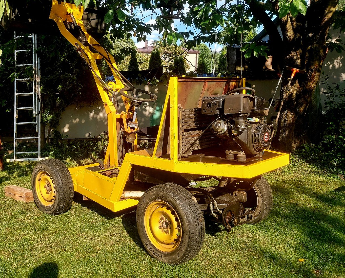 Mini ładowarka przegubowa 4x4, wózek widłowy, ew zamiana