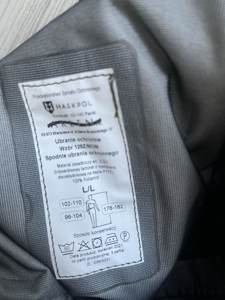Goretex  L/L nowy komplet