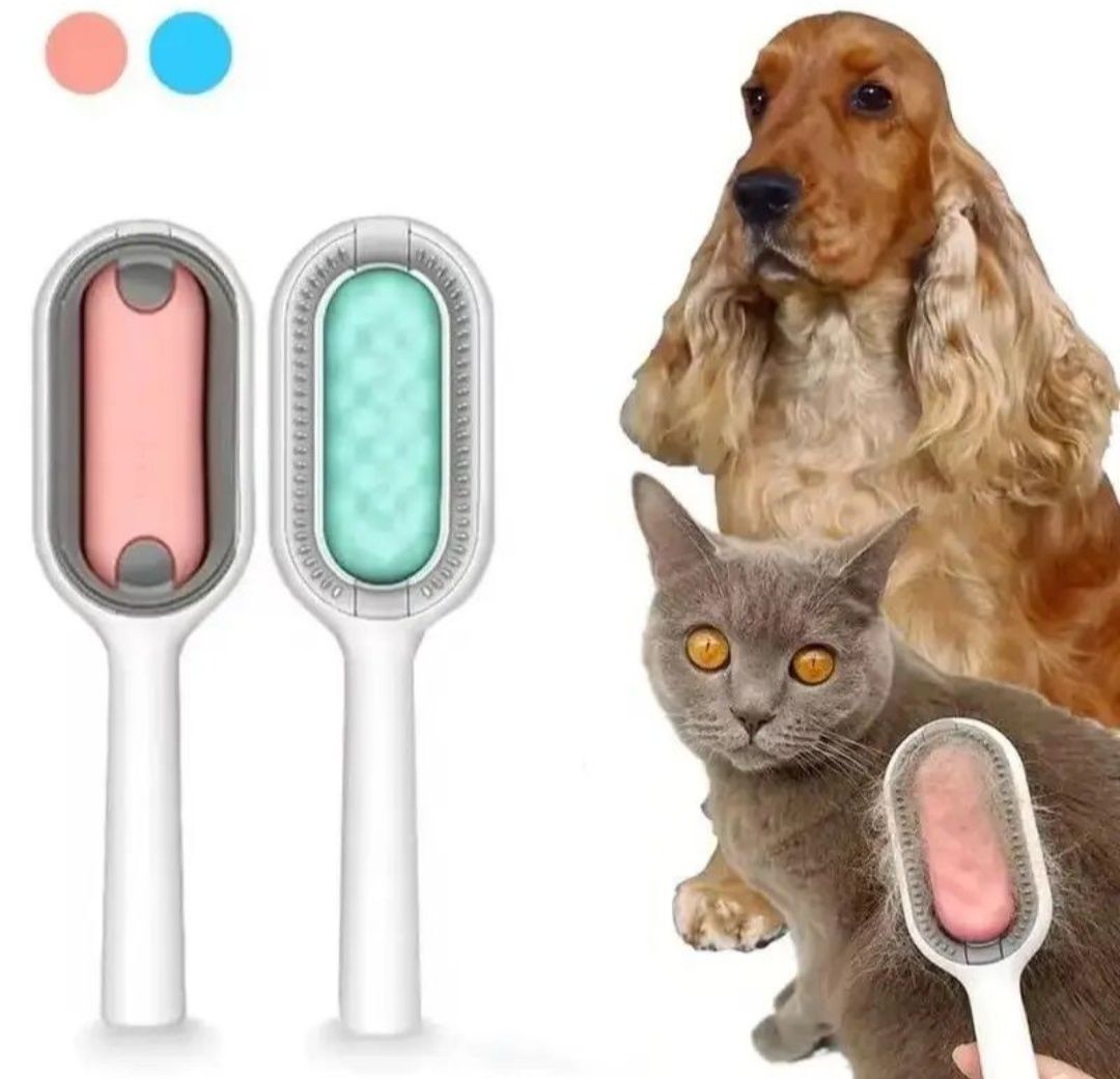 Щітка для вичісування собак та котів Pet Gravity 4B1 Pet Grooming Comb