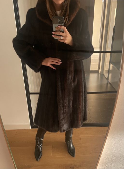 Czekoladowe futro z norek