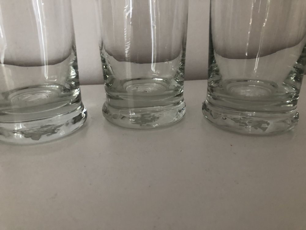 Komplet zestaw 3 wysokich szklanek szklanka szklanki zestaw