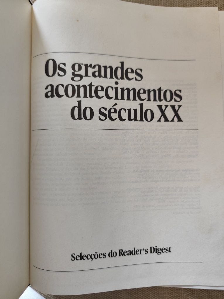 Os grandes acontecimentos do séc. XX Selecções do Reader's Digest