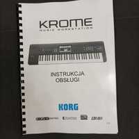 Korg Krome 61 - Instrukcja po polsku w kolorze - Korg Krome 61