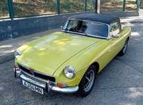 MGB cábrio "TARGA" de 1974
