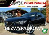 Mazda 6 2.2D*150PS*OPŁACONY Bezwypadkowy Navi Skóra Serwis GWARANCJA24Miesiące