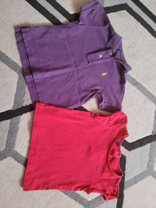 Bluzeczka polo Ralph Lauren 80/86 Tommy hilfiger gratis