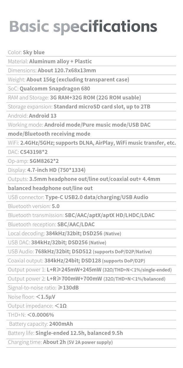 Портативний Hi-Res плеєр  FiiO JM21 ( чорний)