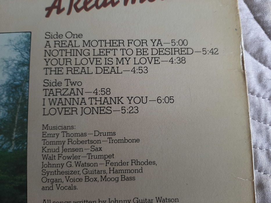 Johnny Guitar Watson - A Real Mother - Europa - Vinil LP