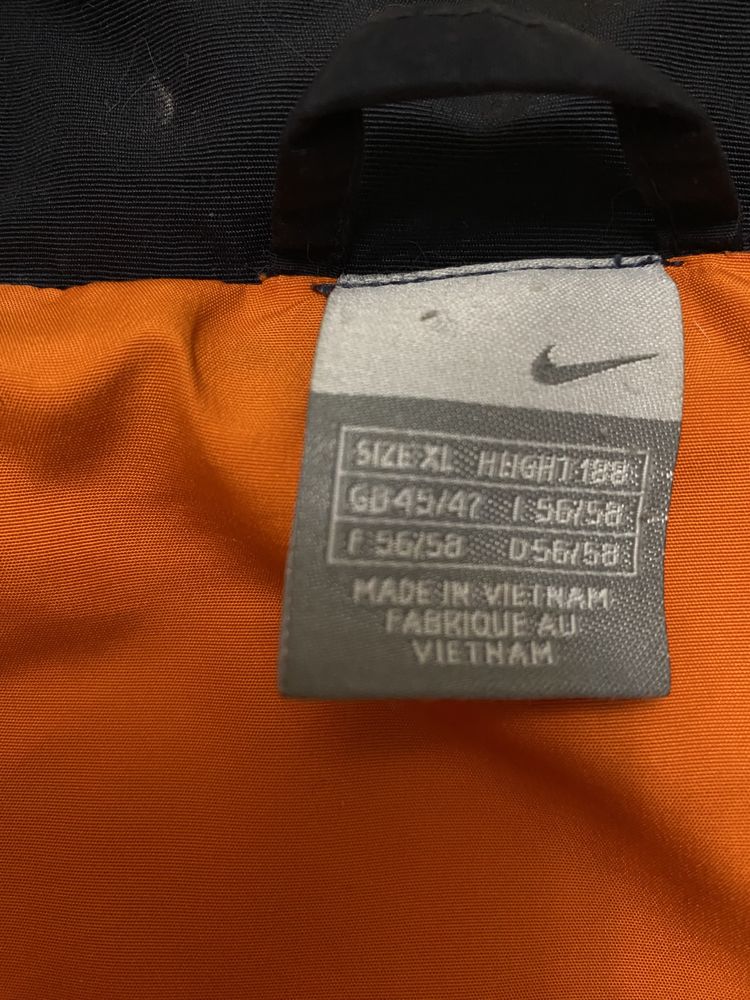 Пуховик NIKE vintage artletic, XL р.52 мужской