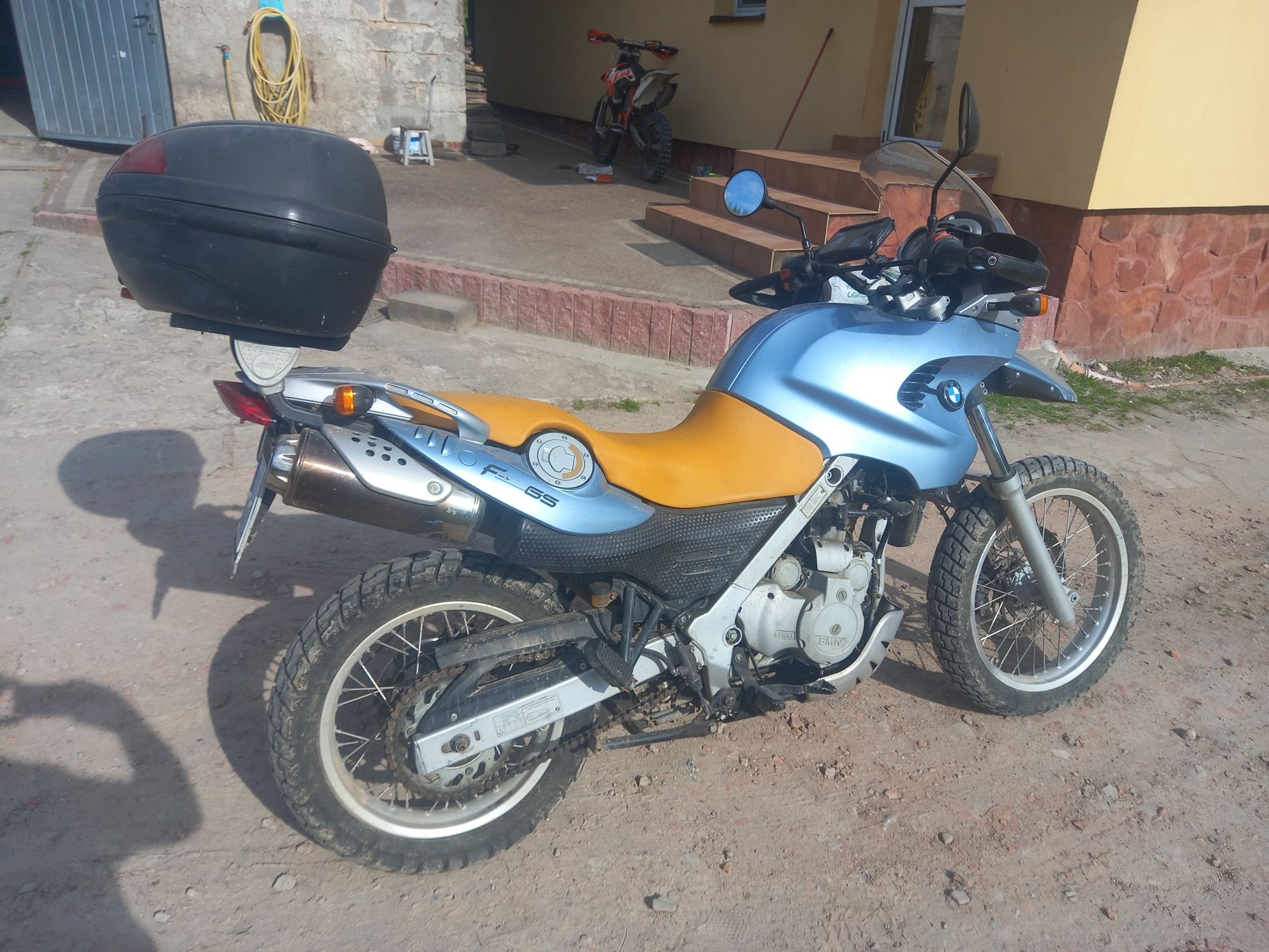 Bmw GS 650 F enduro wyprawowe wtrysk kufer