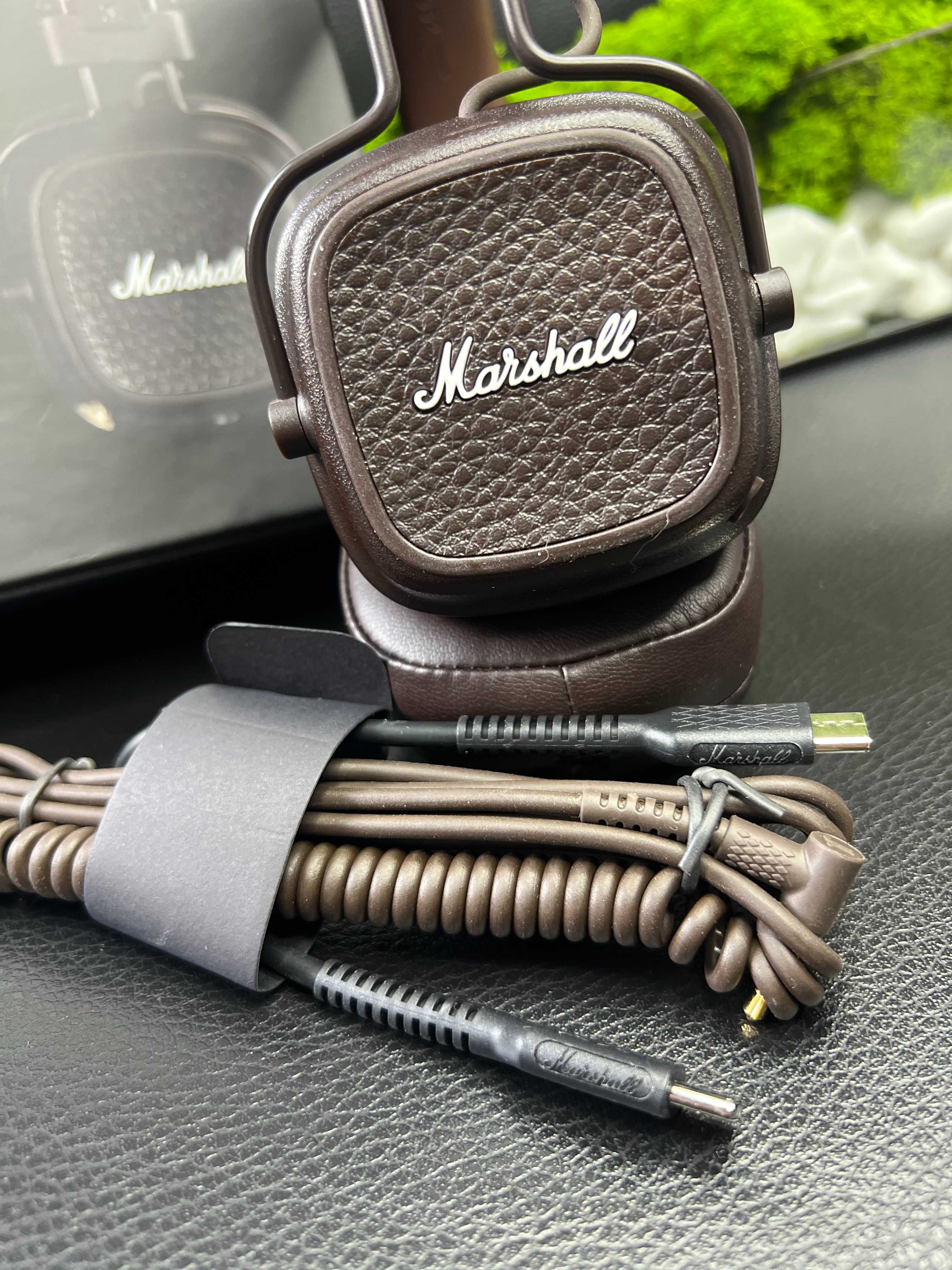 Marshall Major 5 Brown — Безпровідні Навушники з Тривалою Роботою