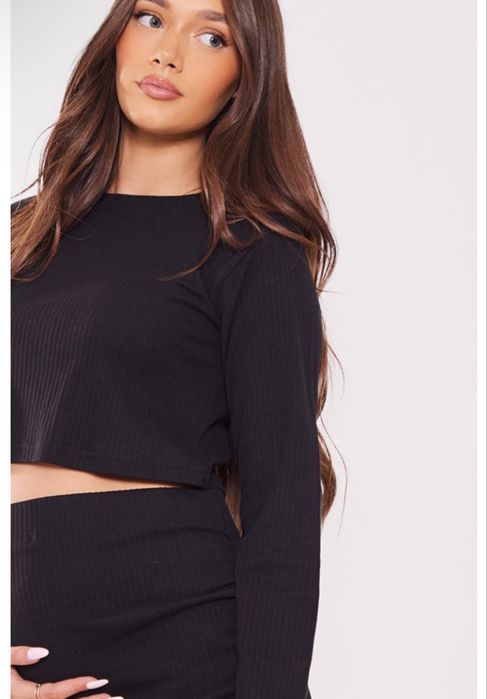 Кроп топ від бренду PLT, розмір S.