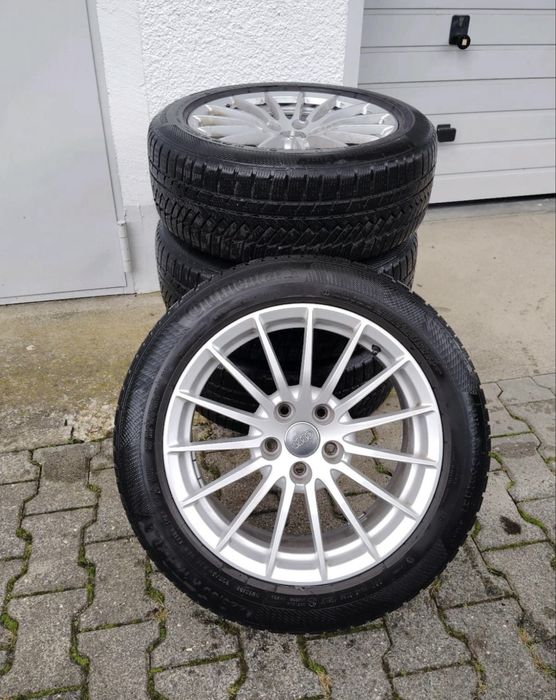 Kola zimowe felgi audi a5 a4 a6 oem 225/50/17 continental