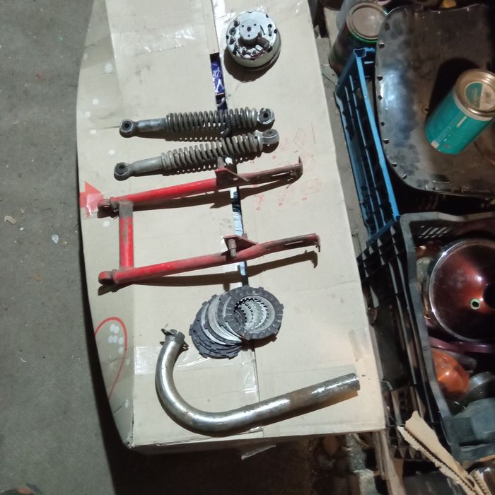 Карпаты мопед остатки.