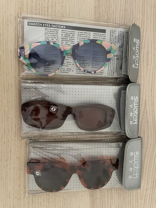 Swatch eyes vintage: 3 lentes sem suporte