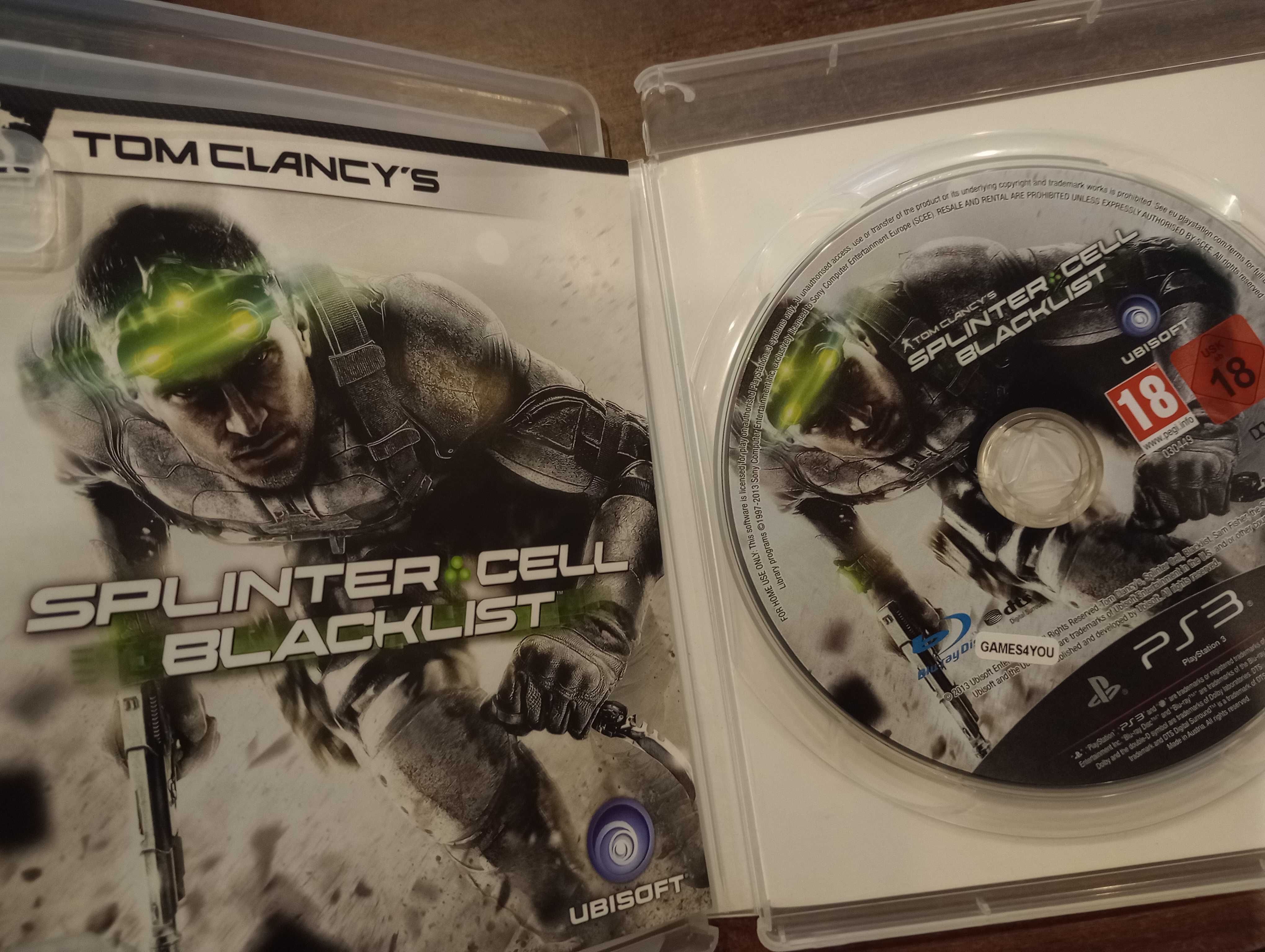 PS3 Tom Clancy's Splinter Cell Blacklist