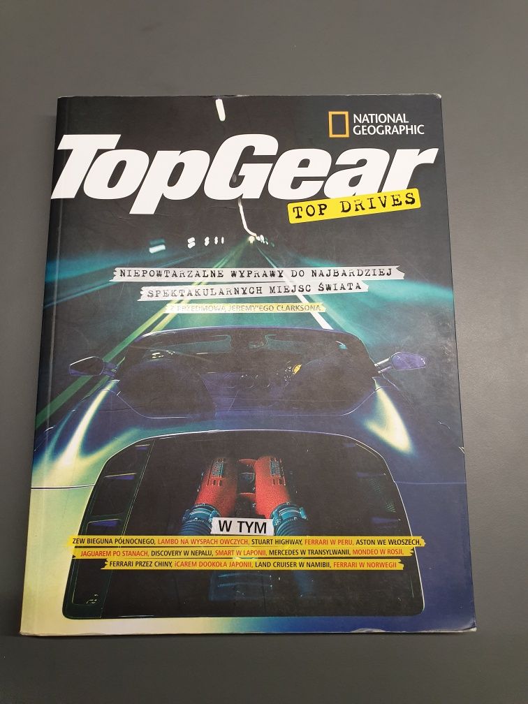 Książka TopGear Top Drives Niepowtarzalne Wyprawy - Top Gear