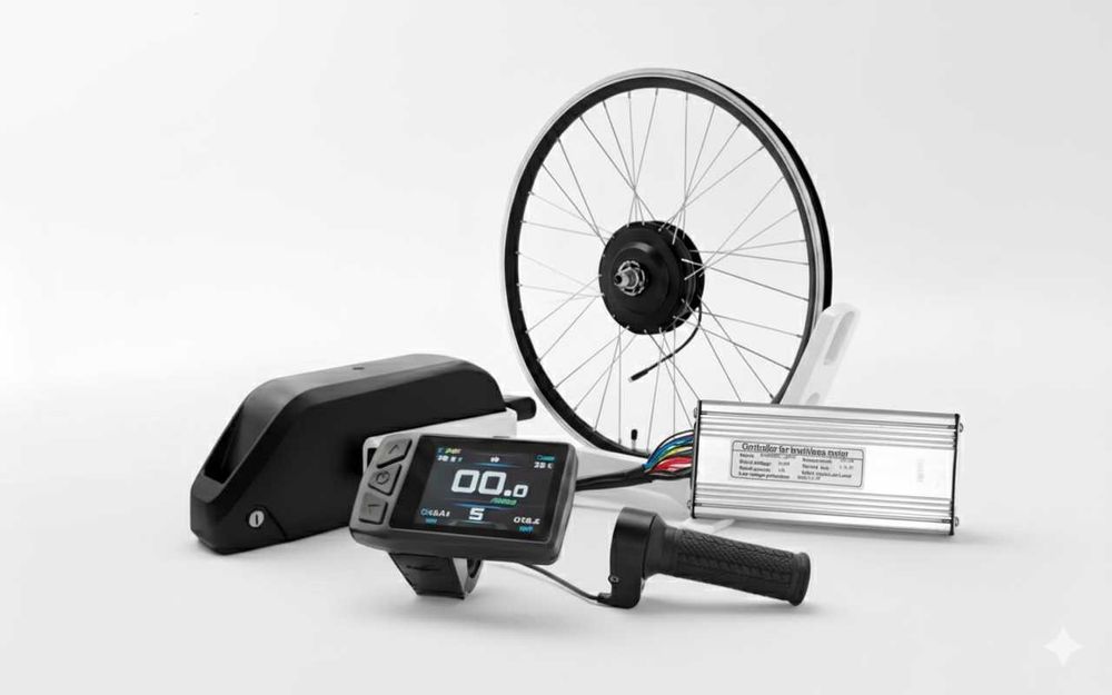 Glovo, Bolt Food, MXUS 1000W 55 км/ч, электронабор, электровелосипед