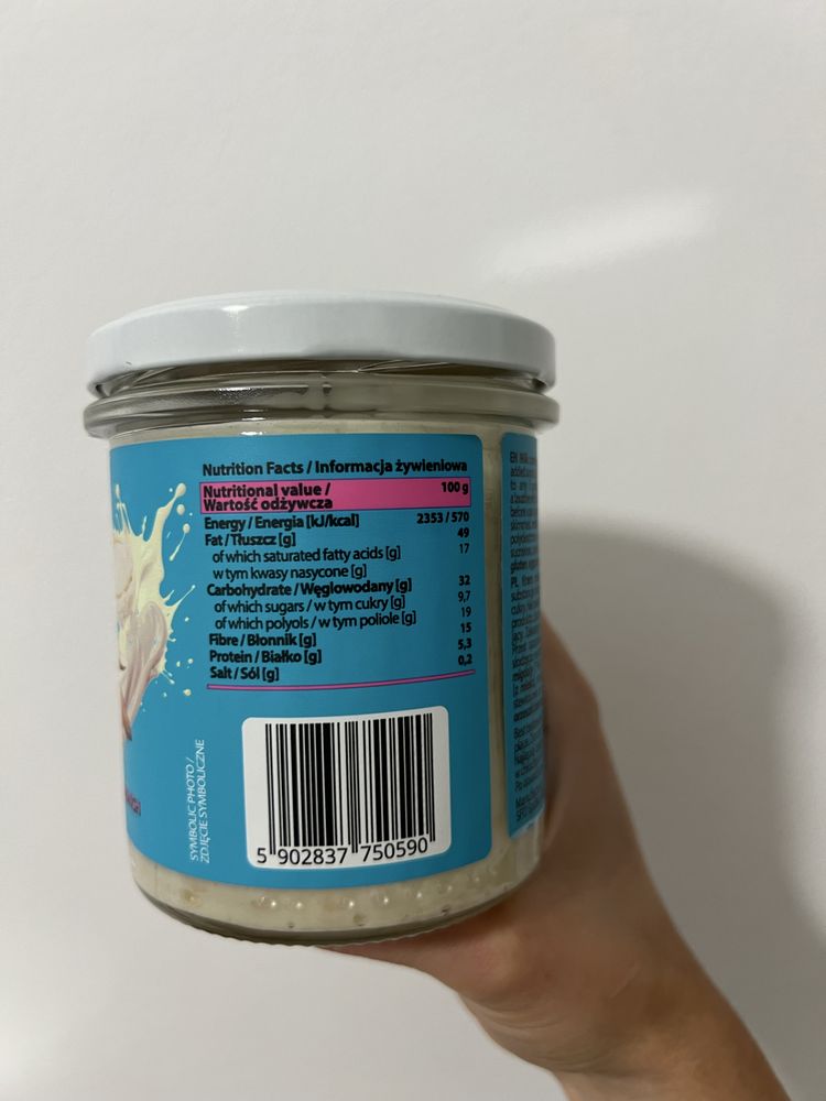 Krem bez dodatku cukru allnutrtion